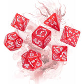 Ancient Dragon Acrylic Dice Set – 7 Colors Polyhedral DND Dice for Tabletop RPG